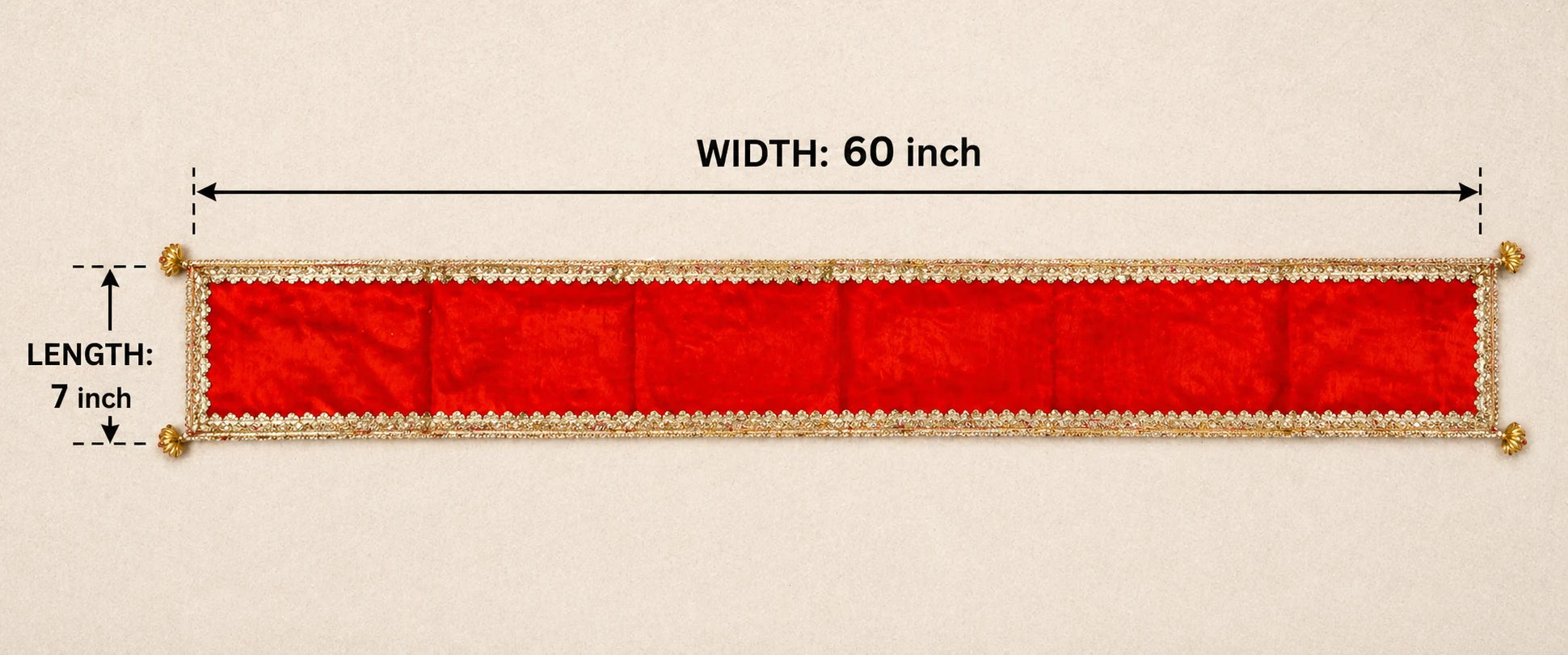 Elegant Dupion Lace Border Fabric – Traditional Ethnic Trim in Multiple Colors