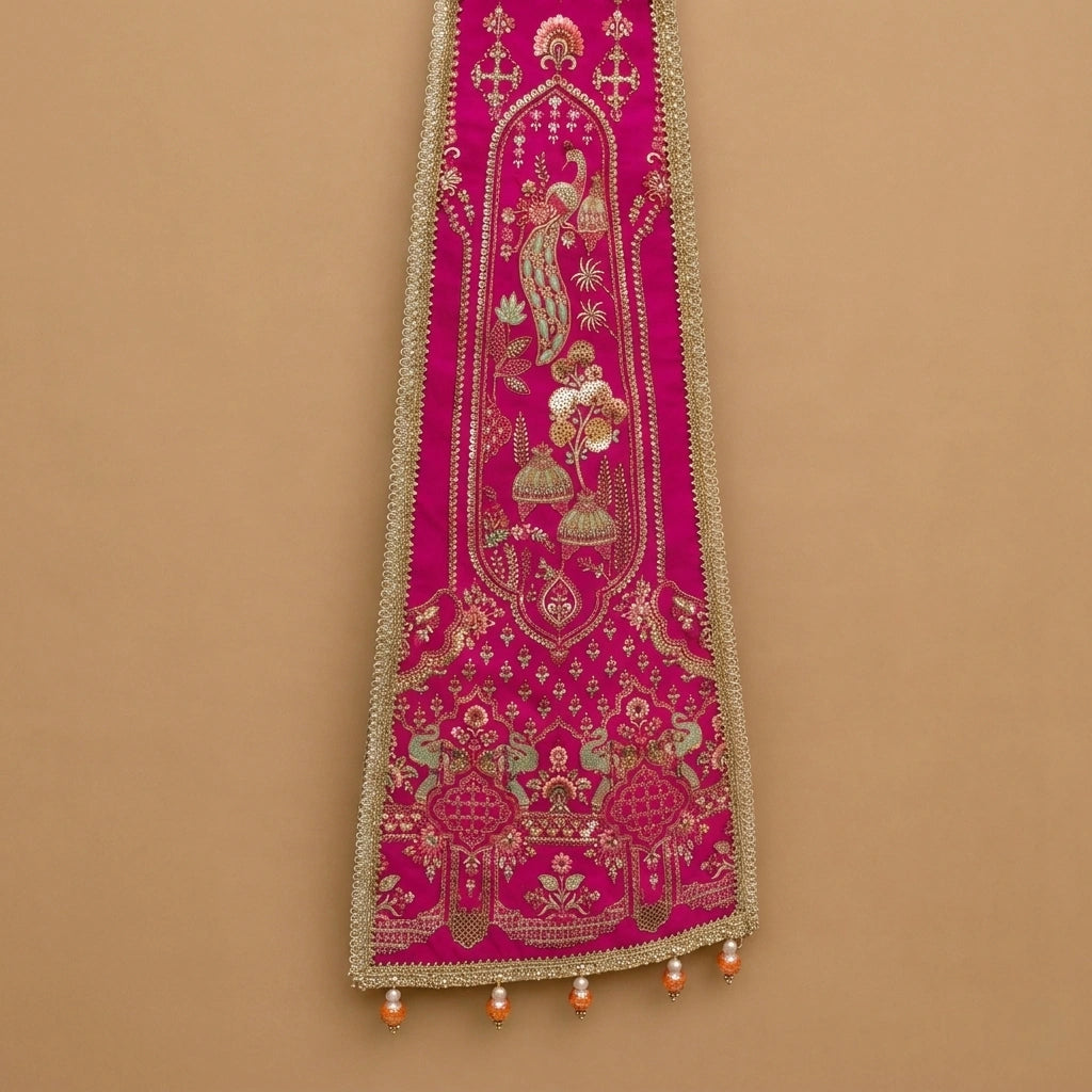 Handmade Wedding Gota Patti Dupatta
