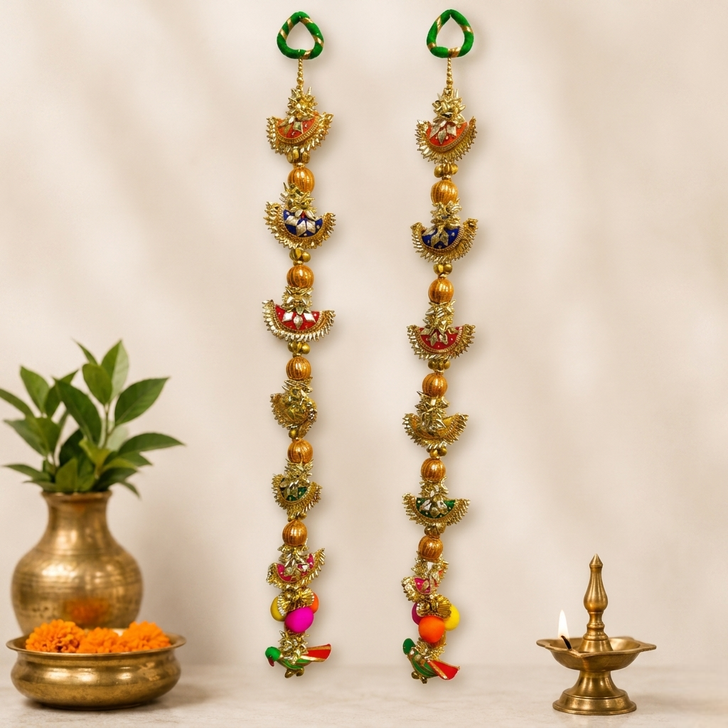 Traditional Door Side Hanging – Multicolor Festive Decor