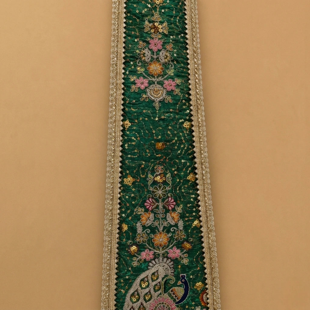 Designer Peacock Wedding Dupatta