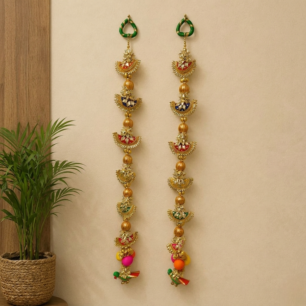 Traditional Door Side Hanging – Multicolor Festive Decor