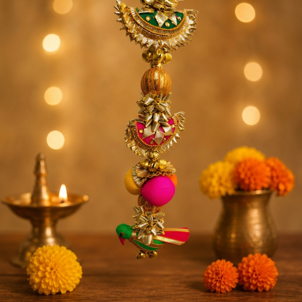 Traditional Door Side Hanging – Multicolor Festive Decor