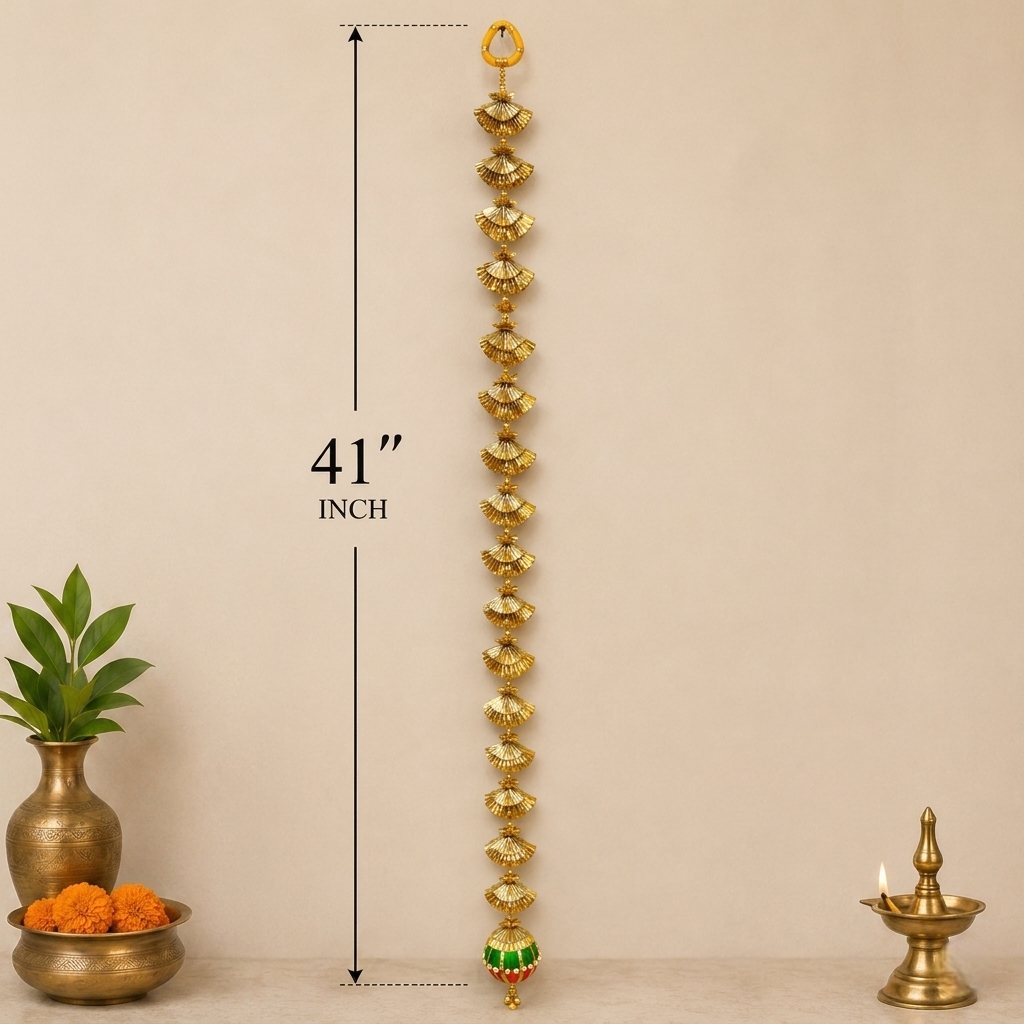 Traditional Long Door Hanging – Handmade Festive Decor