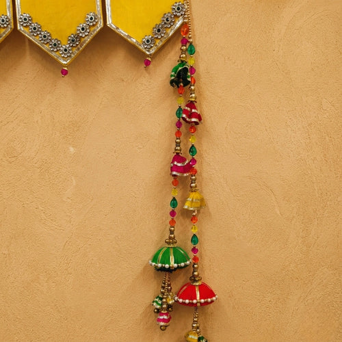 Colorful Traditional Toran for Door – Handmade Festive Bandhanwar