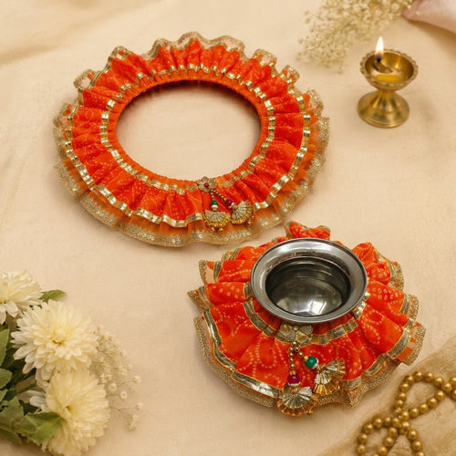 Decorative Thali Frill Cover