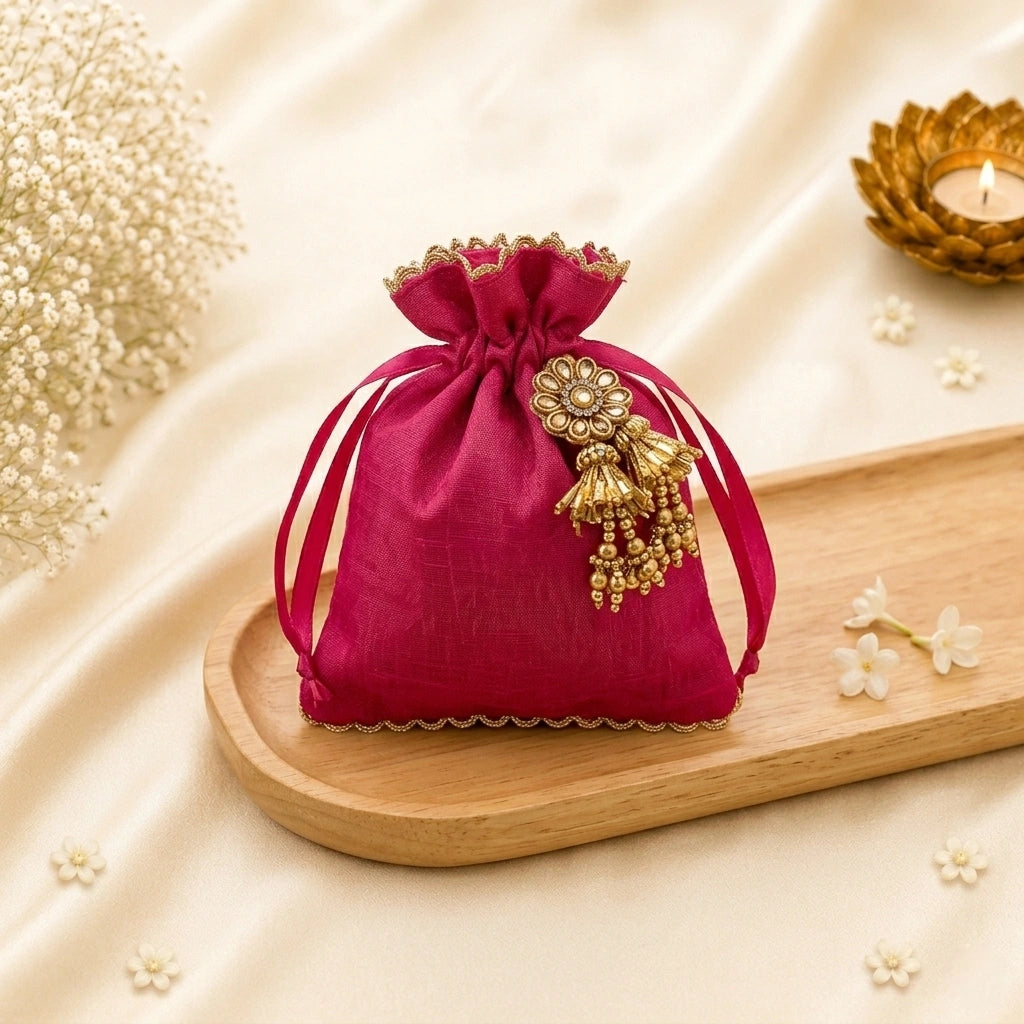 Designer Potli Bags for Wedding Return Gifts