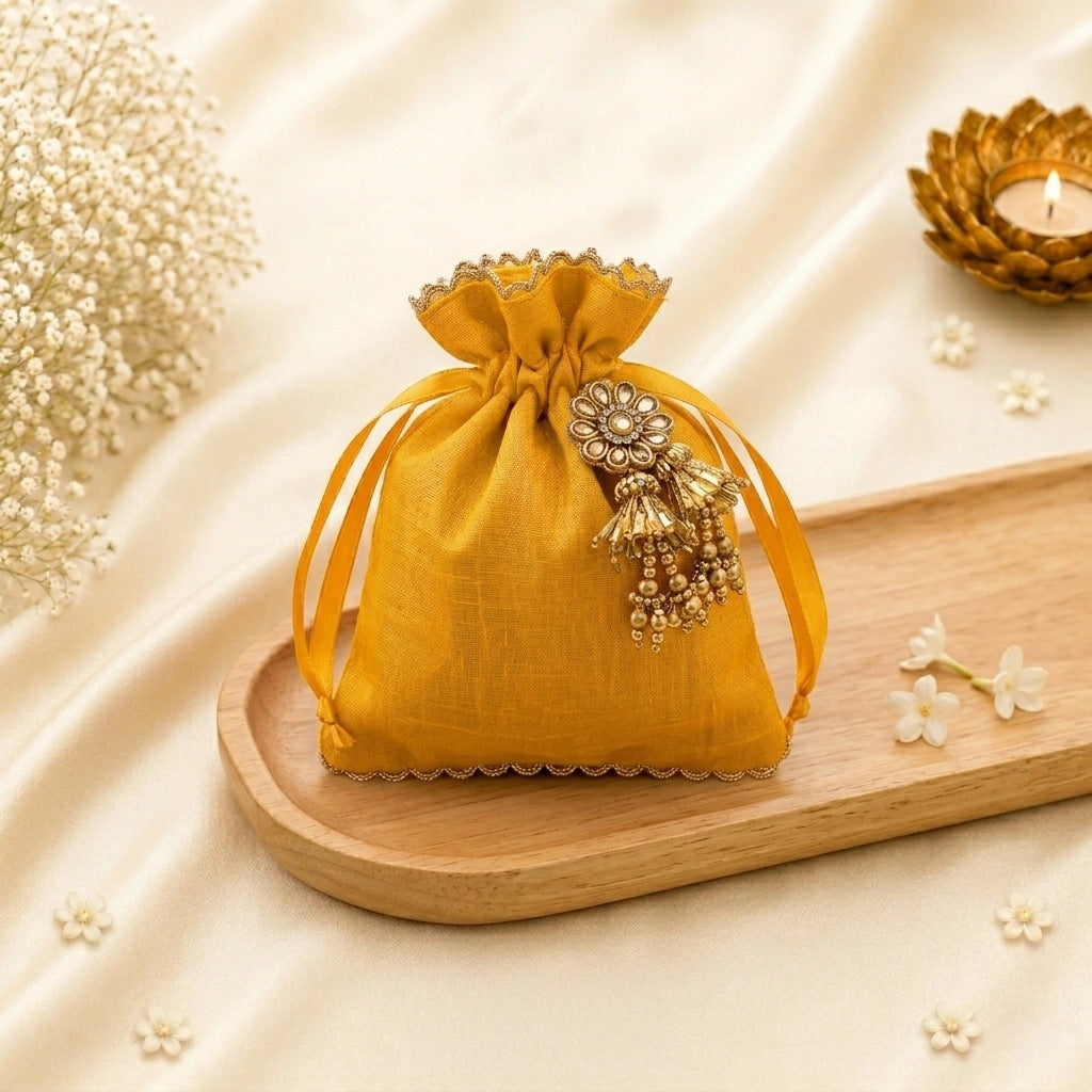 Designer Potli Bags for Wedding Return Gifts