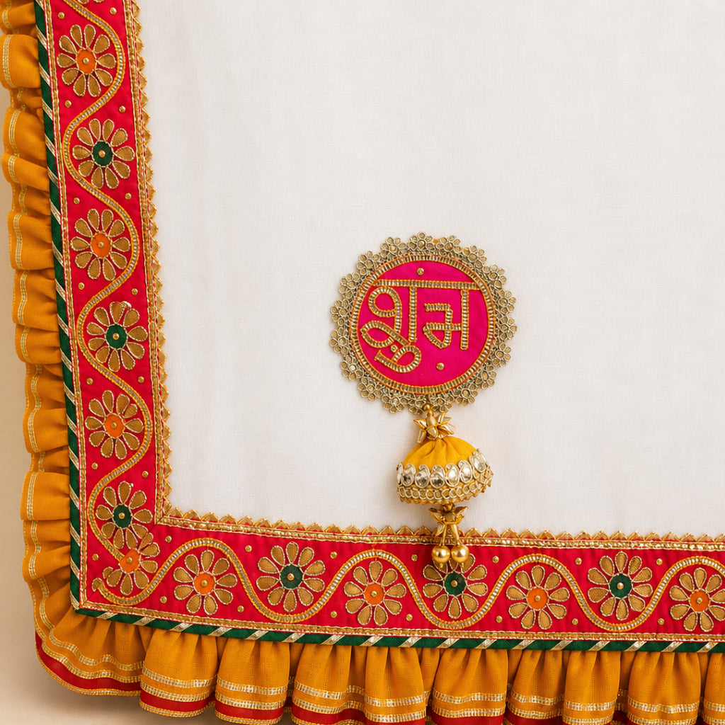 Handcrafted Shubh Vivah Antarpat | Hindu Wedding Cloth | Multi Colours