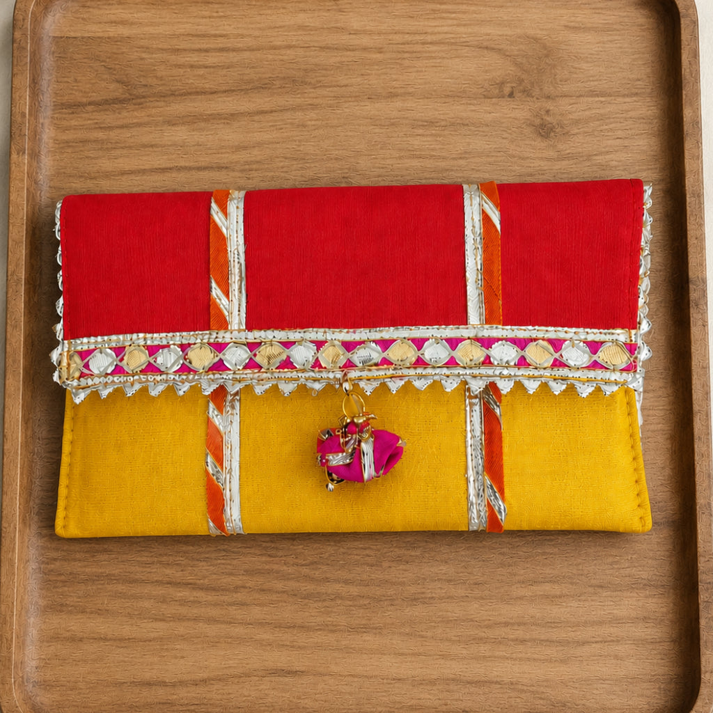 Multicolor Gota Patti Money Envelope