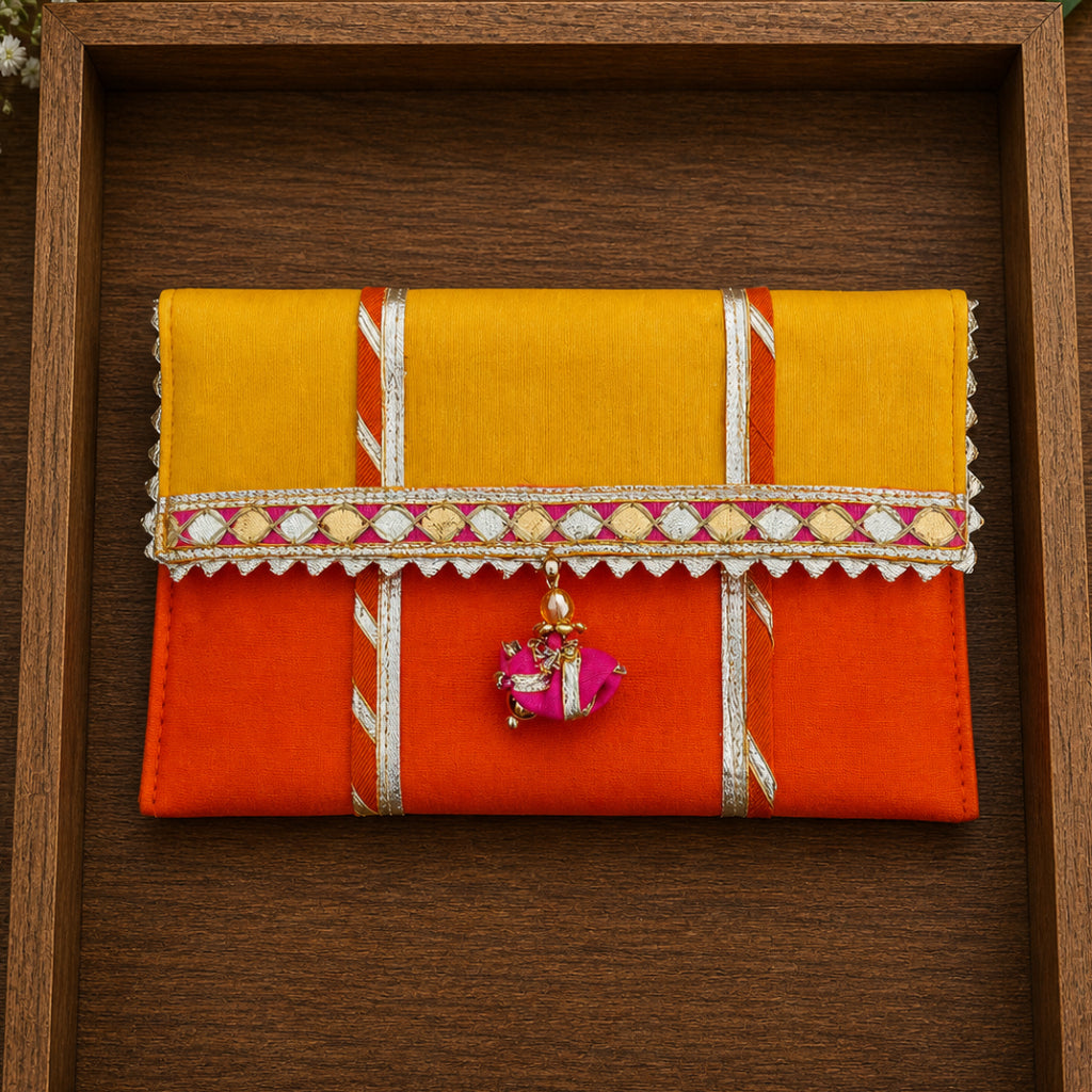 Multicolor Gota Patti Money Envelope