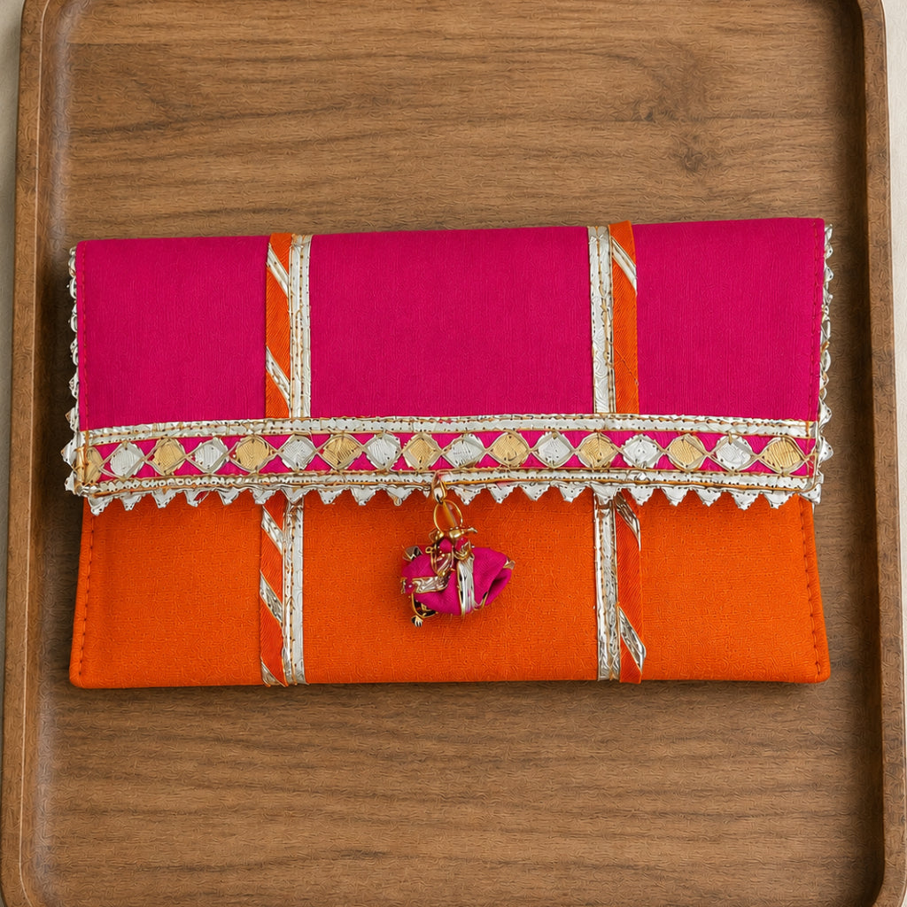 Multicolor Gota Patti Money Envelope