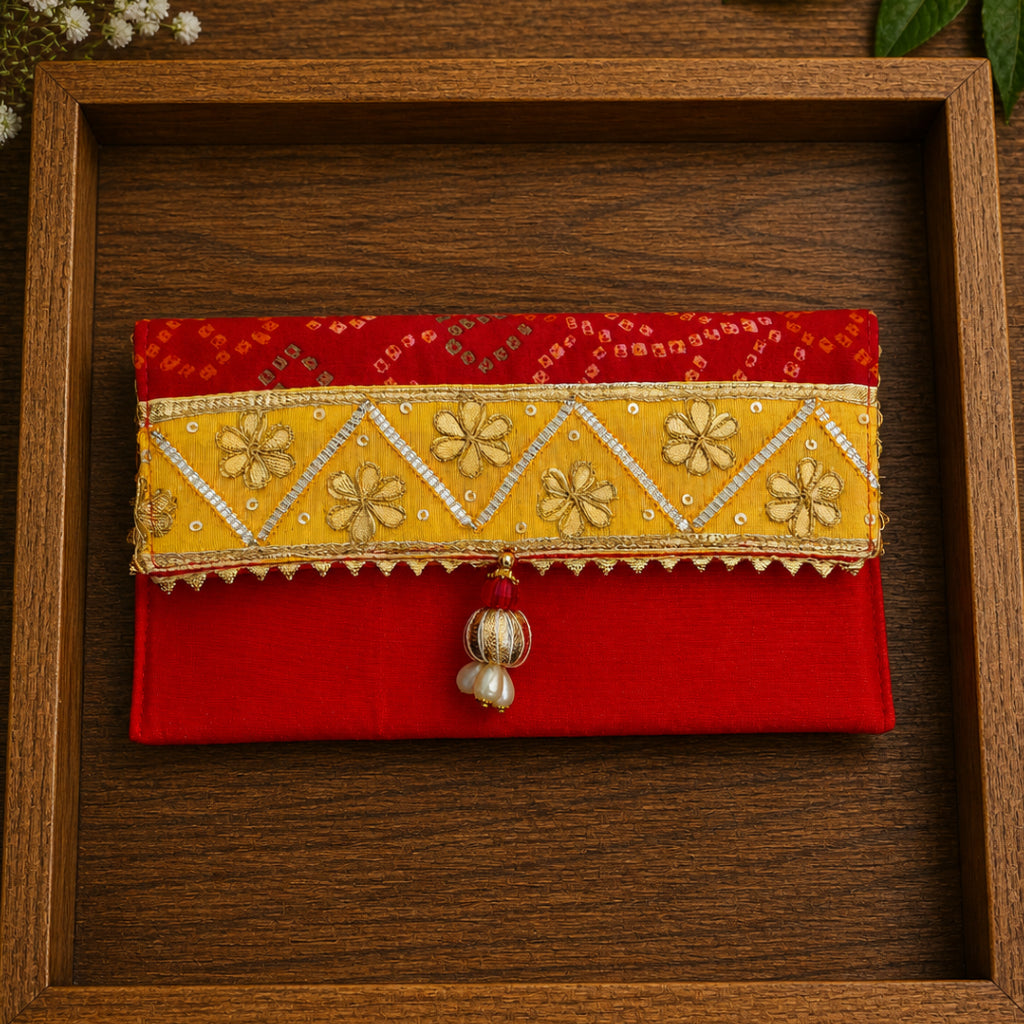Premium Silk Money Envelope – Multi Colour