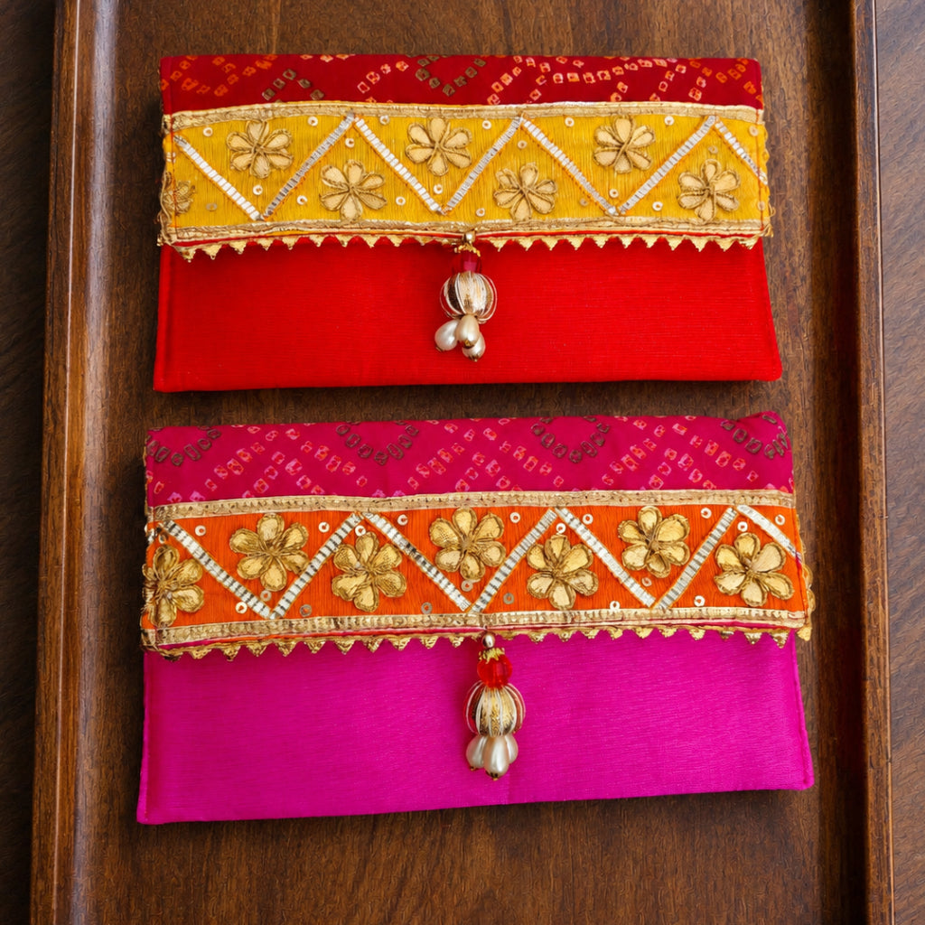 Premium Silk Money Envelope – Multi Colour