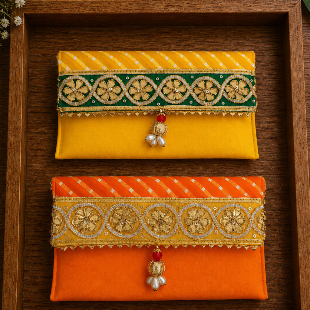 Traditional Motha Work Money Envelope – Multi Colour