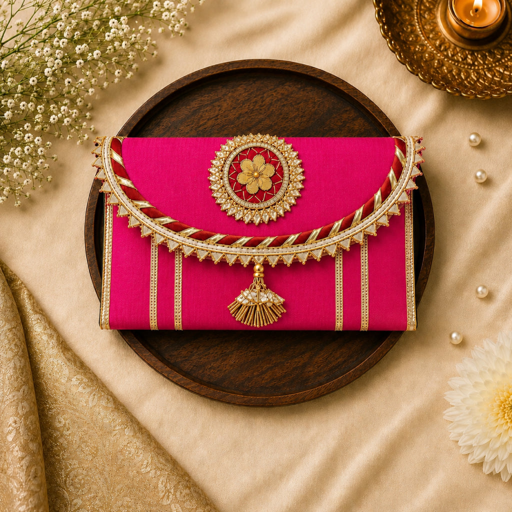 Premium Gota Patti Money Envelope – Multi Colour