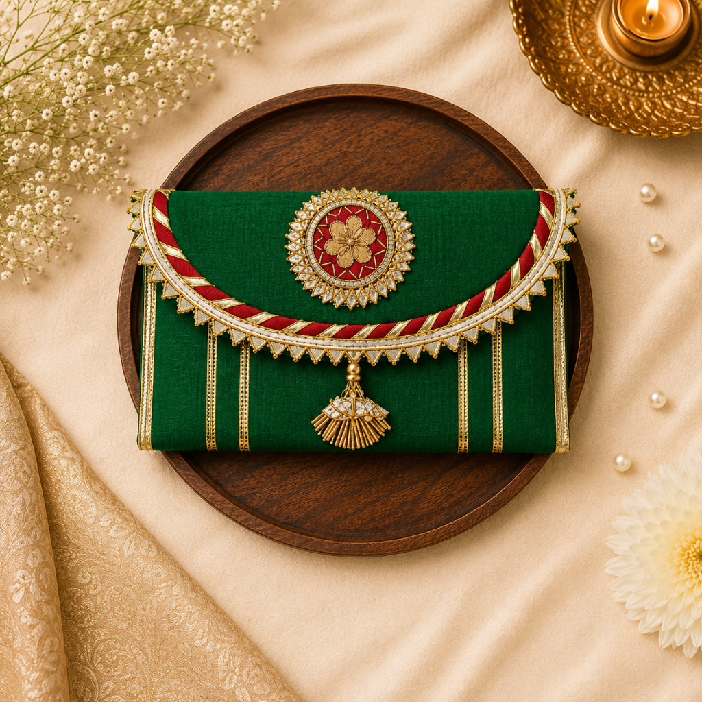 Premium Gota Patti Money Envelope – Multi Colour