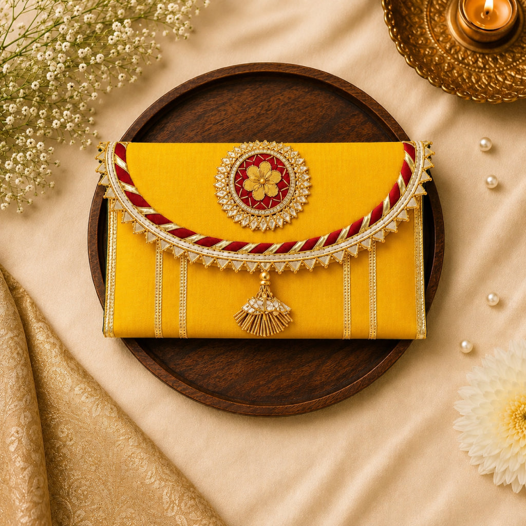 Premium Gota Patti Money Envelope – Multi Colour