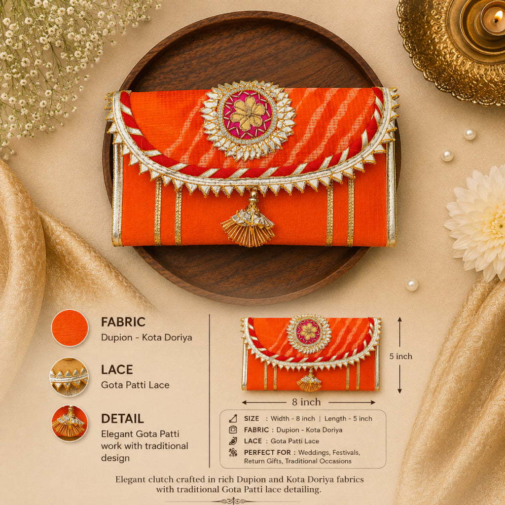 Premium Gota Patti Money Envelope – Multi Colour