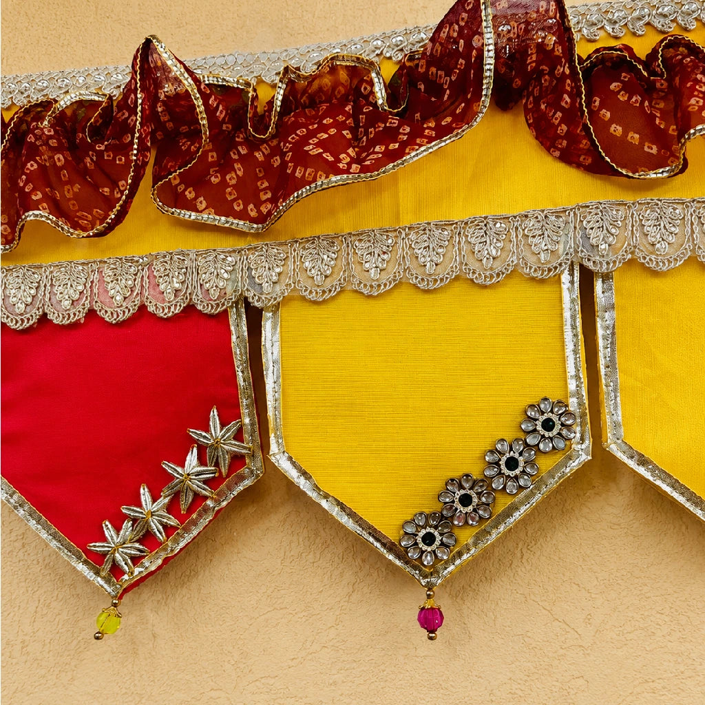 Colorful Traditional Toran for Door – Handmade Festive Bandhanwar