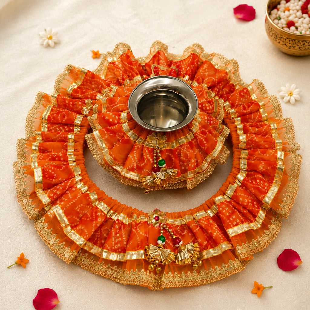 Decorative Thali Frill Cover