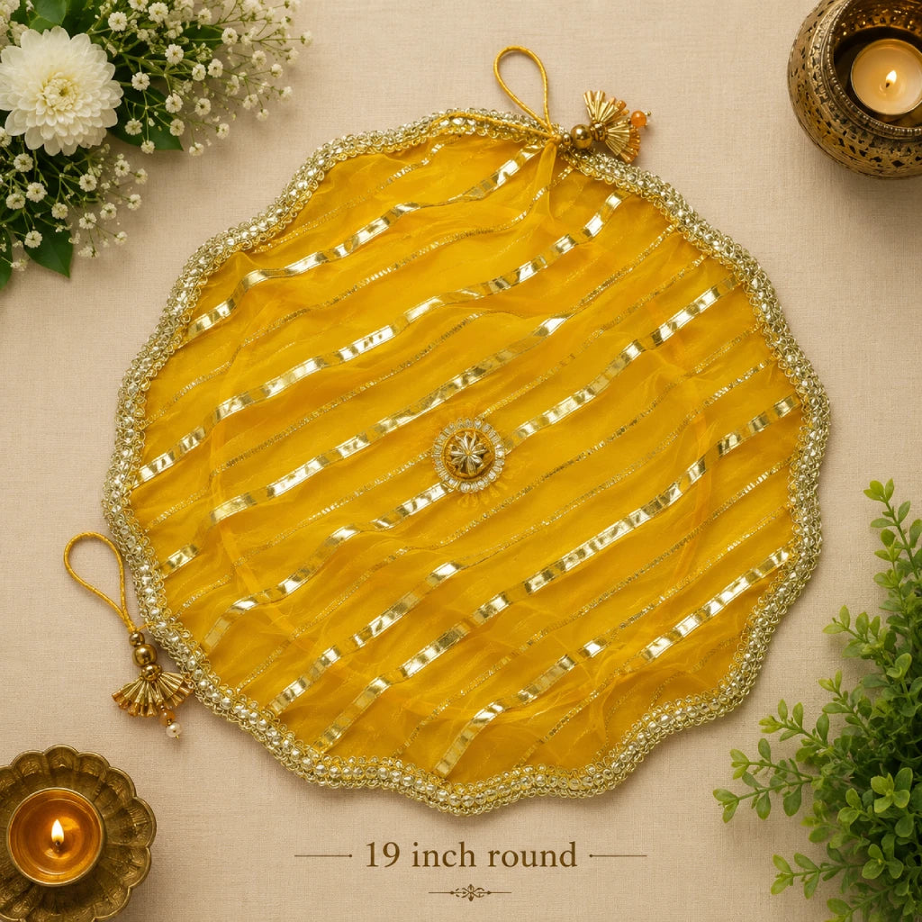 Golden Stripe Potli Bag – Multi Color Options