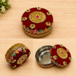 Bridal Haldi Box with Lid – Decorative Multi-Color Gifting Box