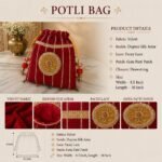 Velvet Potli Bag for Women – Bridal Drawstring Pouch (Multiple Colors) - Image 3