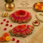 Premium Tissue Thali & Kalash Frill Set - Image 3