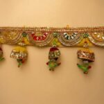 Traditional Mandir Toran with Hanging Tassels – Decorative Puja Door Bandhanwar - Image 3