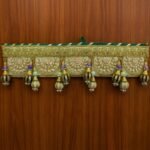 Traditional Golden Door Toran with Hanging Tassels - Image 3