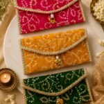 Handcrafted Bandhej Money Envelope for Wedding & Shagun
