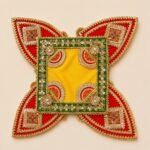 Handmade Festive Rangoli Mat for Diwali Decor - Image 4