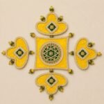 Handmade Diya Rangoli Set - Image 3