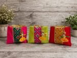 Premium Wedding Gift Bags with Colourful Embroidery and Doll Latkans