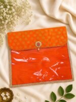 Designer Saree Organiser Cover with Traditional Flap – Multiple Colours - Image 3